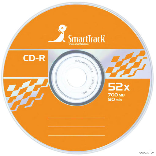 Диск CD-R 700Mb Smart Track 52x. Чистые. Без упаковки. Цена за единицу.Почтой не отправляю.