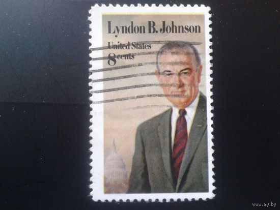 США 1973 Линдон Джонсон, президент 36