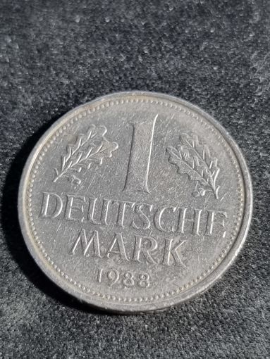 Германия (ФРГ) 1 марка 1988 D