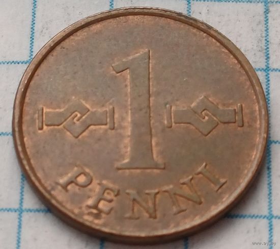 Финляндия 1 пенни, 1964    ( 2-2-3 )