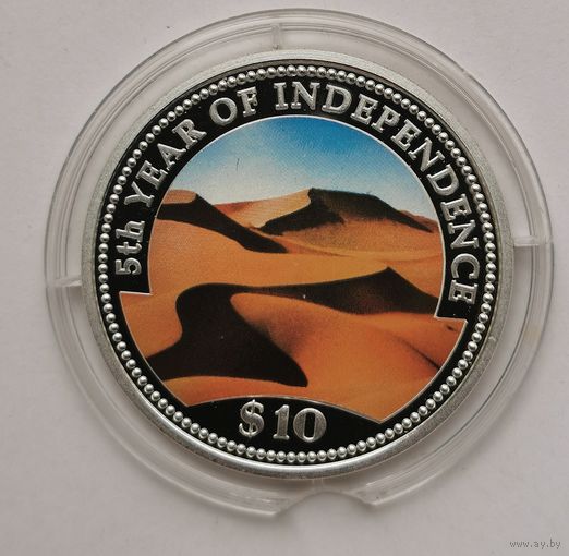 Намибия. 10 долларов 1995 г. 5 лет Независимости