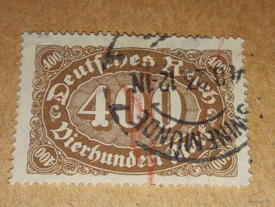 Германия Рейх 1922 Стандарт Цифры