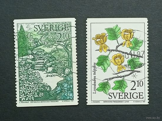 Швеция 1987. Ботанические сады