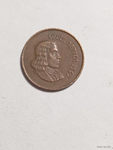 ЮАР 1 цент 1967 года .