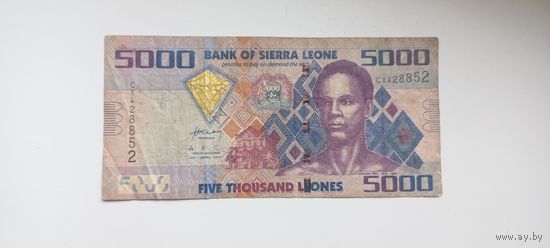 5000 Леоне 2010 (Сьерра-Леоне)