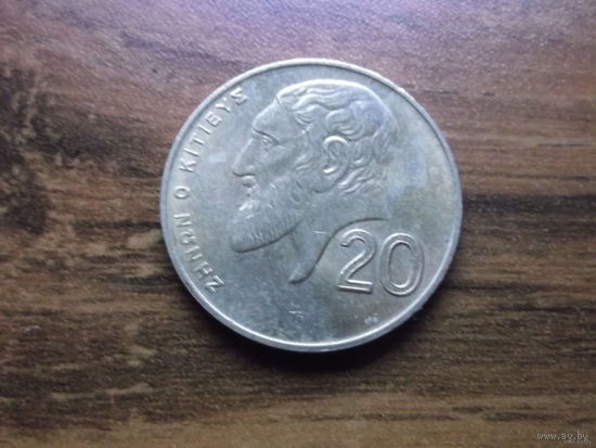 Кипр 20 центов 2001 (2)