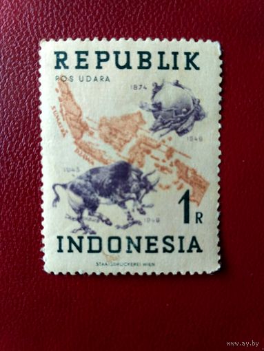 Марка Индонезии. 75 лет ВПС. Из серии