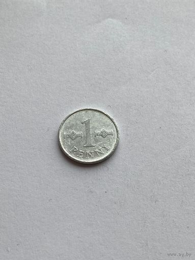 1 пенни, 1978 г., Финляндия