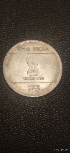 Индия 2 рупии 2008г.