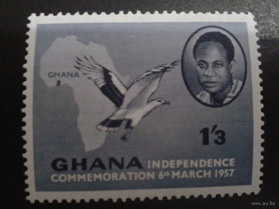 Гана 1957 доминион Англии птица