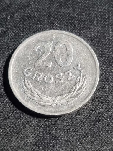 Польша 20 грошей 1978