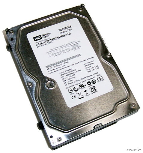 Жесткий диск Western Digital 250Gb (WD2500AAKS-00VSA0, S/N: WMART0236316)