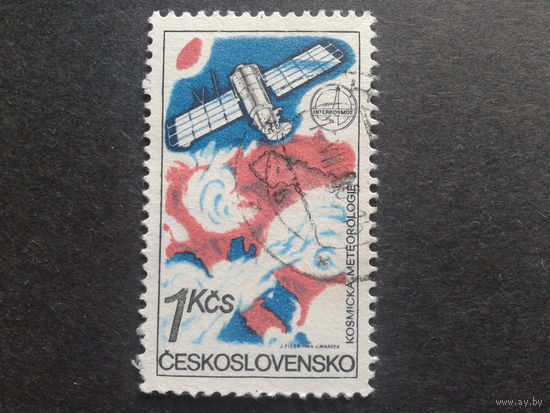 Чехословакия 1980 метеорологический спутник