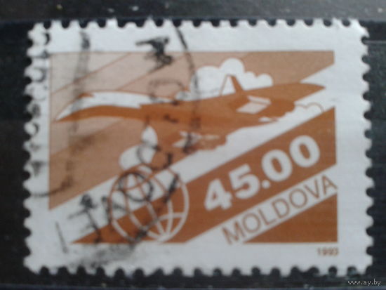 Молдова 1993 Авиапочта Ту-144 45,00