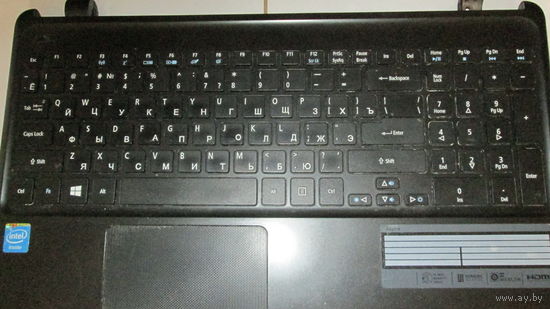 ASER Espire E1 только нижняя часть с клавиатурой и платой
