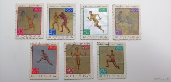 Польша 1965. Польские медали на Олимпийских играх - Токио, Япония, 1964