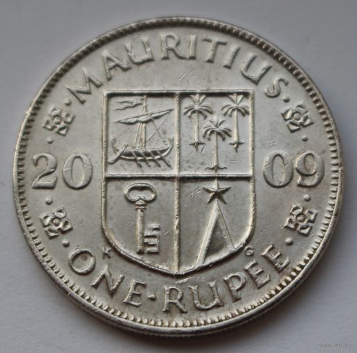 Маврикий 1 рупия, 2009 г.