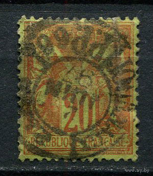 Франция - 1884 - Аллегория - [Mi. 79] - полная серия - 1 марка. Гашеная.  (Лот 101CA)