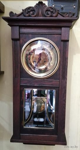 Часы Густав Беккер, Силезия, с приятным боем . Германия, 1900-1930гг.