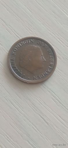 Нидерланды 1 цент 1957г.