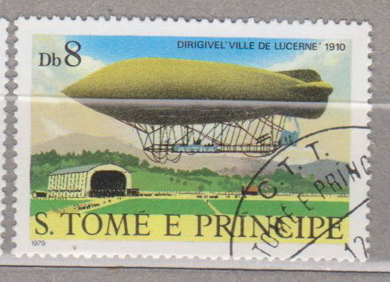Дирижабли Авиация Сан Томе и Принсипи 1979 год   лот  8 менее 30 % от каталога