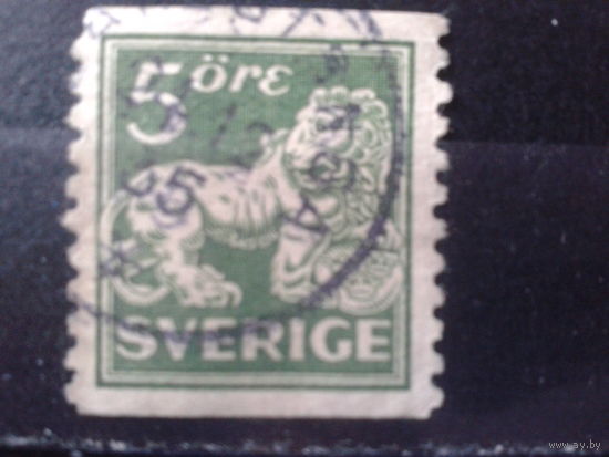Швеция 1925 Стандарт, лев 5 оре