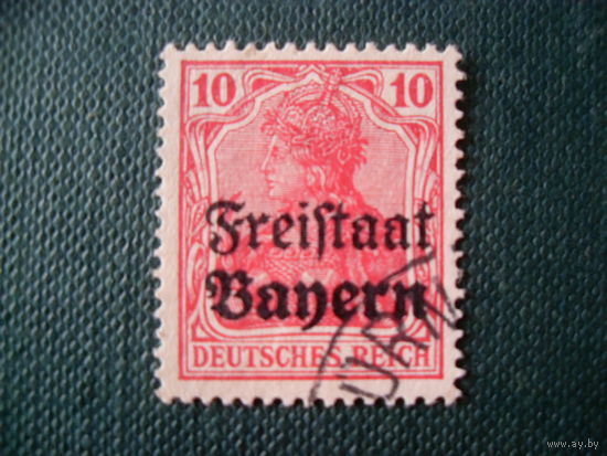 DR Mi.140 Bayern. Бавария 1919 год Republik Freiftaat (Banern)