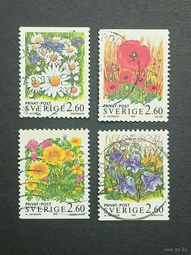 Швеция 1993. Летние цветы. Полная серия