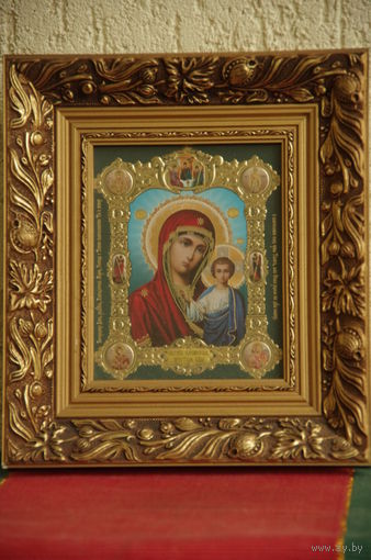 Икон    " Казанская икона Божией Матери "   25,5  х 29
