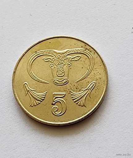 Кипр 5 центов, 2004