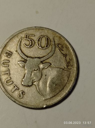 Гамбия 50 бутут 1971 года .