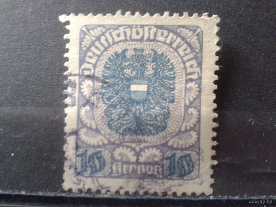 Австрия 1920 Стандарт, герб 10 крон