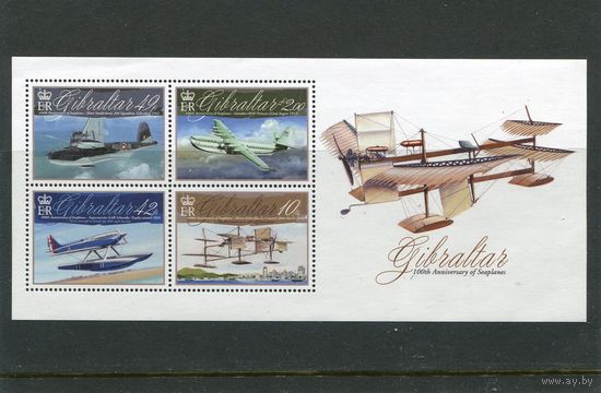 Гибралтар. 100 лет авиации, блок