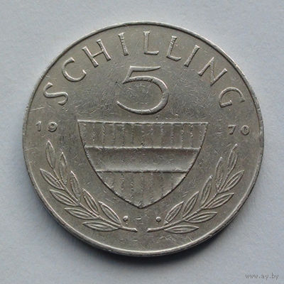 Австрия 5 шиллингов. 1970