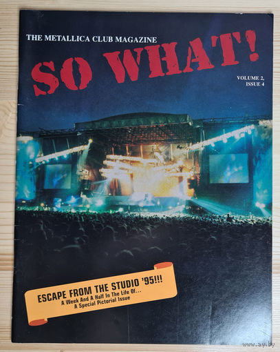 Журналы Metallica So What 1995 год Номера 2, 3, 4