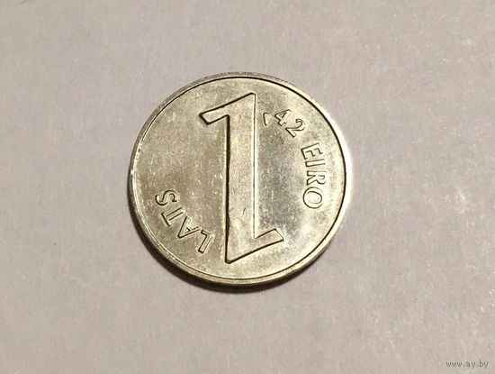 1 лат 2013 Паритет монет
