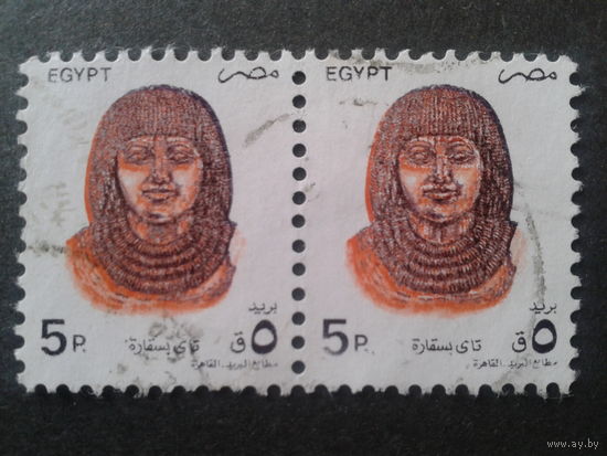 Египет 1993 бюст фараона пара