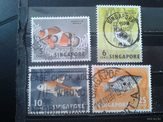 Сингапур 1962 Рыбы