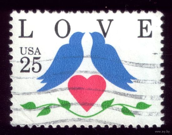 1 марка 1990 год США 2073