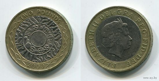Великобритания. 2 фунта (2000)