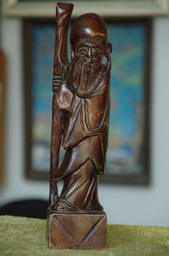 Статуэтка из дерева  " Монах "   30,5 см