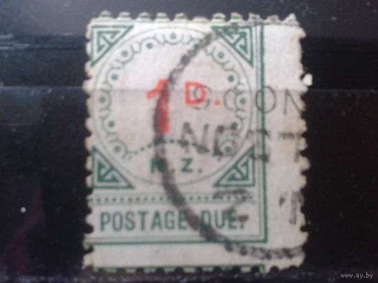 Новая Зеландия 1899 Доплатная марка