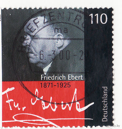 Фридрих Эберт 1871-1925 2000 год