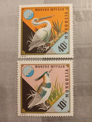 Монголия 1974. Фауна. Птицы