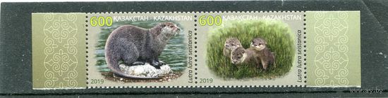 Казахстан 2019. Фауна. Речные выдры