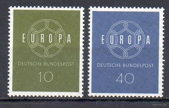 ЕВРОПА ФРГ 1959 год серия из 2-х марок