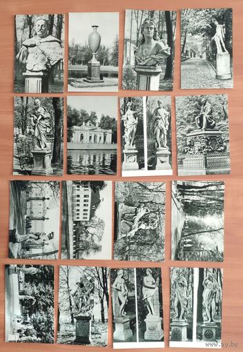 Ленинград Летний сад Набор из 16 открыток полный комплект 1969 г.