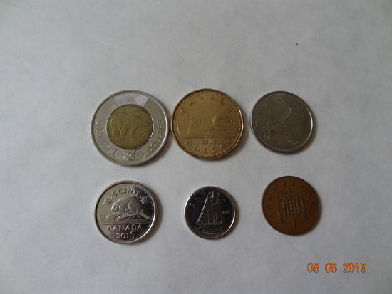 Канада набор ходовых монет