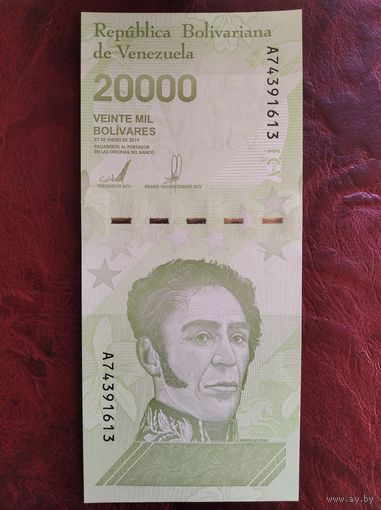 20000 боливар Венесуэла 2019 г.