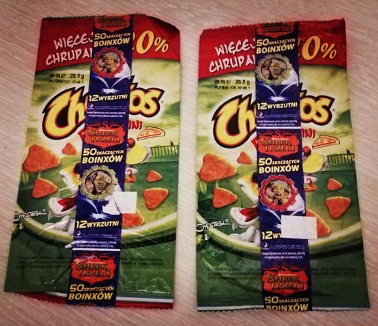 Упаковка от "Cheetos". "Читос". 2007г. Польша. Цена за 1шт.